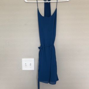 Blue mini dress
